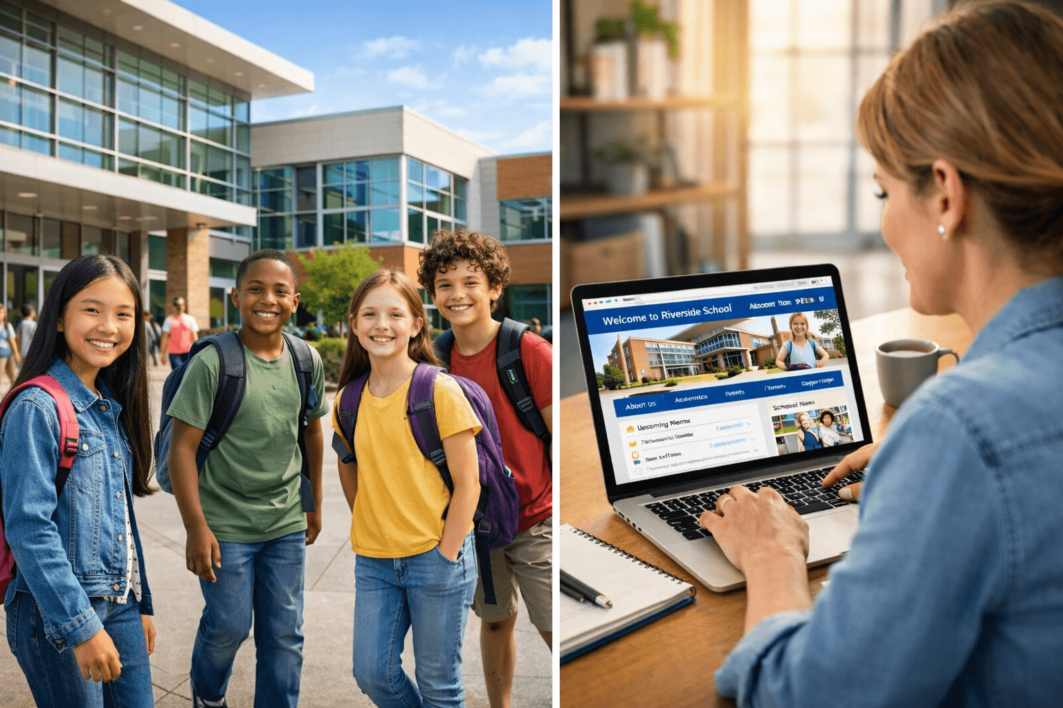 3. Admissions-Focused Pages That Tell Your Story